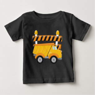 Bebé Camiseta de construcción de camión de volcado para