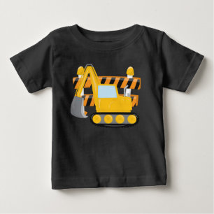 Bebé Camiseta de construcción linda para bebés niños
