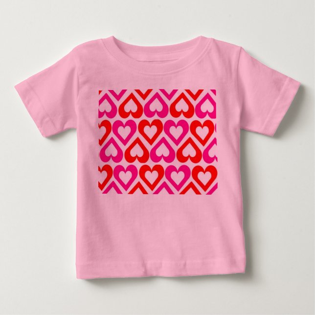 Bebé Camiseta de corazón abierto (Anverso)