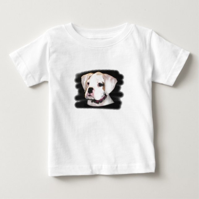 Bebé Camiseta de crías de boxeador de manga larga para  (Anverso)