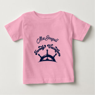 Bebé Camiseta de crucero a juego para vacaciones famili