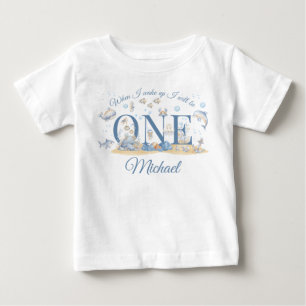 Bebé Camiseta de cumpleaños 1er año Under the Sea Boy C