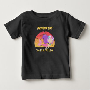 Bebé Camiseta de cumpleaños Amarillo Atardecer Sirena