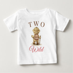 Bebé Camiseta de cumpleaños con diseño explorador boho