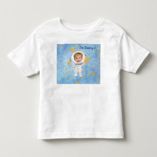 Bebé Camiseta de cumpleaños de astronauta Little Star