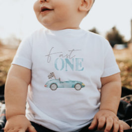 Bebé Camiseta de cumpleaños de coche de carreras Baby B