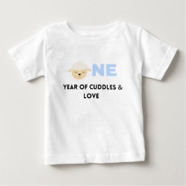 Bebé Camiseta de cumpleaños de Corderito