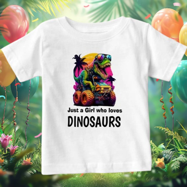 Bebé Camiseta de cumpleaños de Dino para tu pequeño (Celebrate with vibrant colors and thrilling dino-themed decorations. Make your event unforgettable )