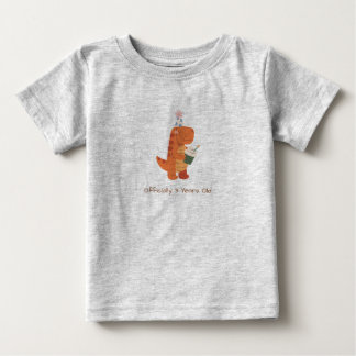 Bebé Camiseta de cumpleaños de dinosaurio para niños of
