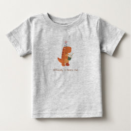 Bebé Camiseta de cumpleaños de dinosaurios para niños o