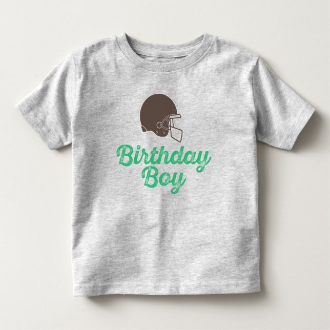 Bebé Camiseta de Cumpleaños de Fútbol para Niño (Anverso)