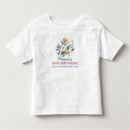 Bebé Camiseta de cumpleaños de Ocean Friends