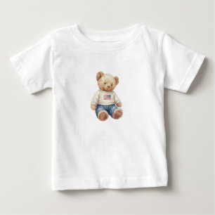 Bebé Camiseta de cumpleaños de osito de peluche para ge