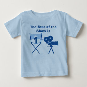 Bebé Camiseta de cumpleaños de Star of Show Personaliza