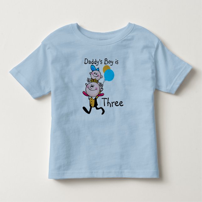 Bebé Camiseta de cumpleaños del Personalizable de papá (Anverso)