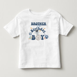 Bebé Camiseta de cumpleaños en el espacio - Hermano del