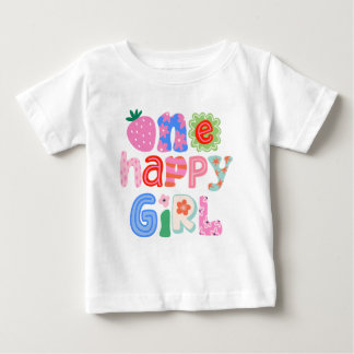 Bebé Camiseta de cumpleaños feliz niña 1