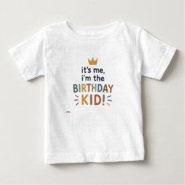 Bebé Camiseta de cumpleaños linda para niños y niñas