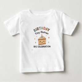 Bebé Camiseta de Cumpleaños Lindo para Niños y Niñas