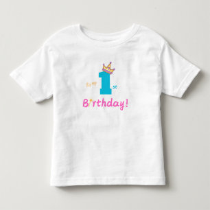 Bebé Camiseta de cumpleaños número 1