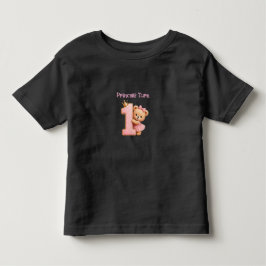 Bebé Camiseta de Cumpleaños para Niña de Un Año Princes