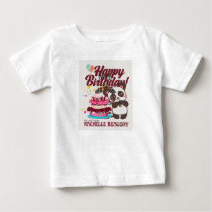 Bebé camiseta de cumpleaños para niños