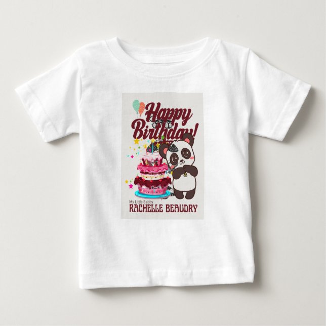 Bebé camiseta de cumpleaños para niños (Anverso)