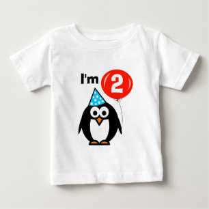 Bebé Camiseta de cumpleaños para niños de dos años