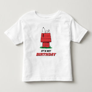 Bebé Camiseta de cumpleaños para niños pequeños Snoopy 