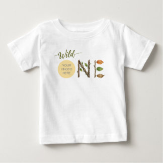 Bebé Camiseta de cumpleaños personalizada con foto de W