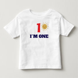 Bebé Camiseta de cumpleaños personalizada con sol – Núm