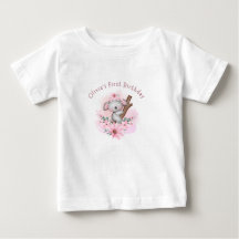 Camiseta de cumpleaños personalizada de koala para