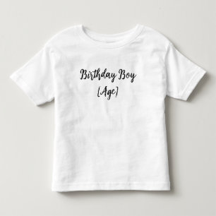 Bebé Camiseta de Cumpleaños Personalizada para Niño Peq