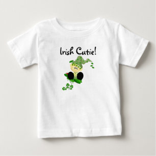 Bebé Camiseta de Cutie del irlandés del Leprechaun