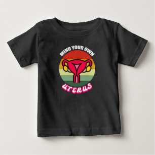 Bebé Camiseta de Derechos Reproductivos Camiseta Pro El