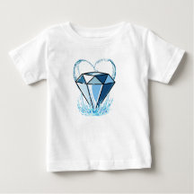Camiseta de diamantes para niños