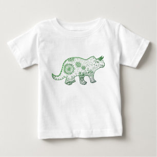 Bebé Camiseta de dibujo de dinosaurios
