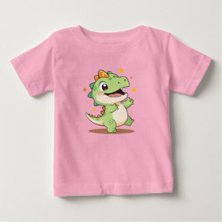 Bebé Camiseta de dinosaurio bailarín
