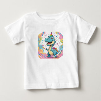 Bebé Camiseta de dinosaurio Personalizado