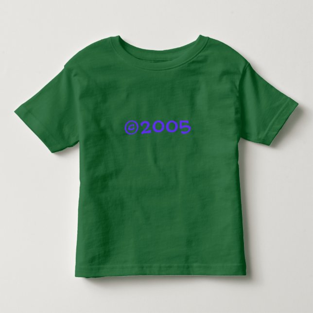 Bebé Camiseta de dos lados de 2005 (Anverso)