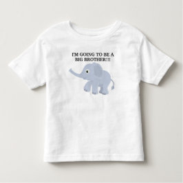 Bebé Camiseta de elefante grande