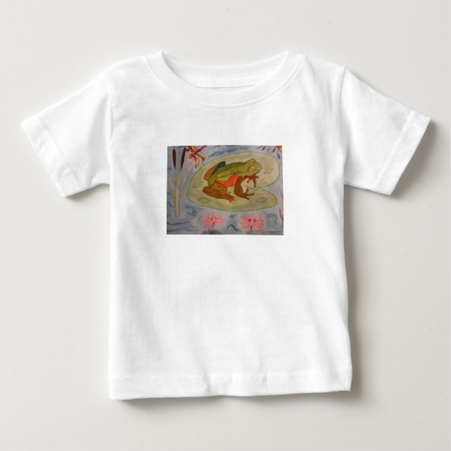Bebé Camiseta De Estanques De Rana De Verano (Anverso)