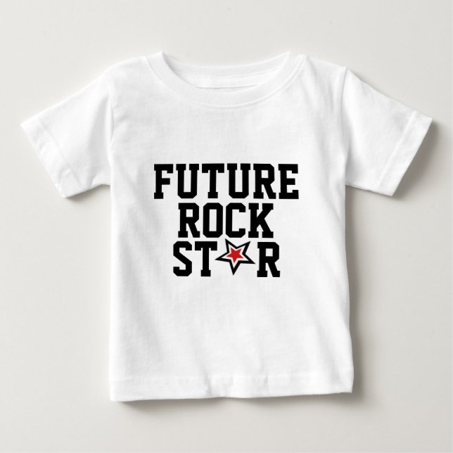 Bebé Camiseta de "Estrella del Futuro" (Anverso)