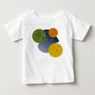 Bebé Camiseta de exploración espacial