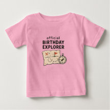 Camiseta de explorador de cumpleaños oficial para