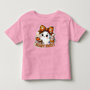 Bebé Camiseta de fantasma de Halloween linda y espeluzn