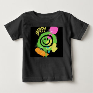 Bebé Camiseta de felicidad con dulces para niños