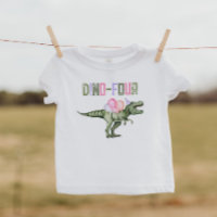 Camiseta de fiesta Dino-Cuatro para niñas