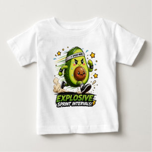 Bebé Camiseta de Fitness para Corredor de Avocado en Mo
