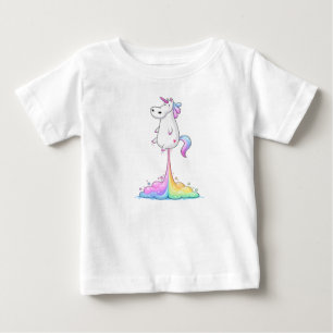 Bebé Camiseta de Flato de Unicornio